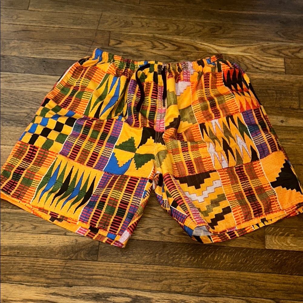 Vibrant Multicolor Tribal Trunk Shorts